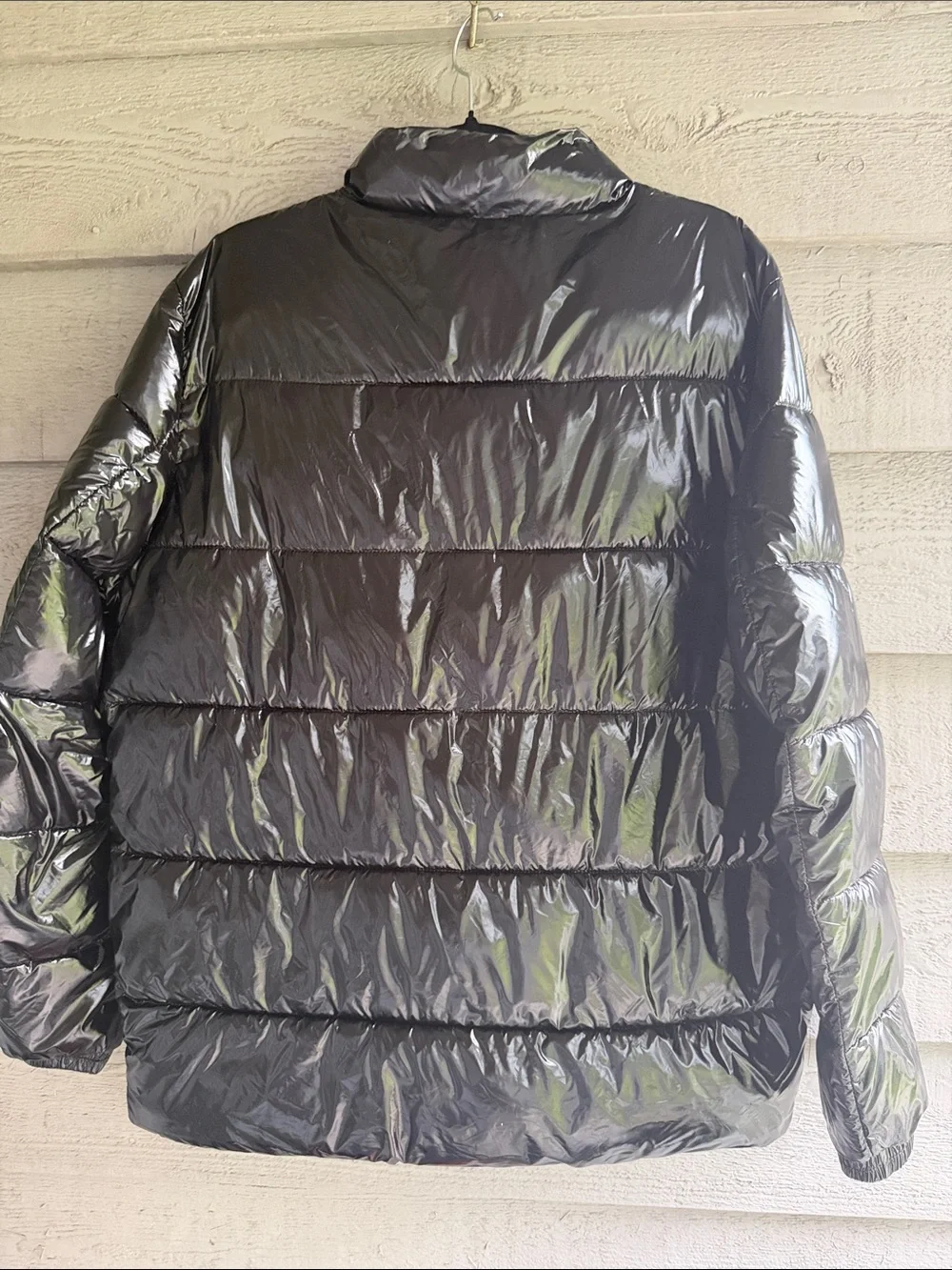 Calvin Klein glossy quilted